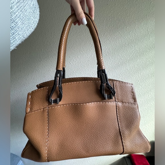 VBH Via First Edition Tan Calfskin Handbag - Picture 3 of 14